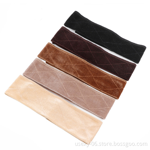 Wholesale Adjustable Wig Grip Headband Velvet Non Slip Headband For Wig
